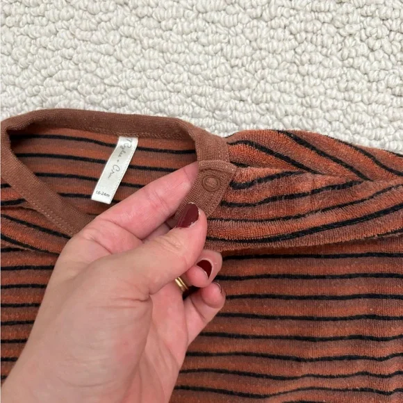 Rylee + Cru Striped Crewneck Terry Sweater - Picture 4 of 6